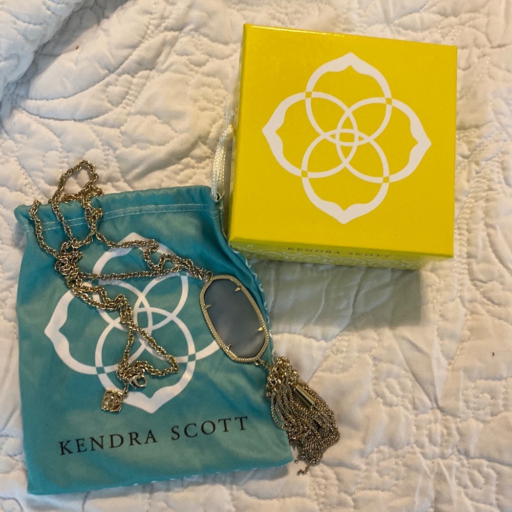 Kendra Scott Rayne 14K Yellow Gold-Plated Tassel & Silver Pendant Necklace